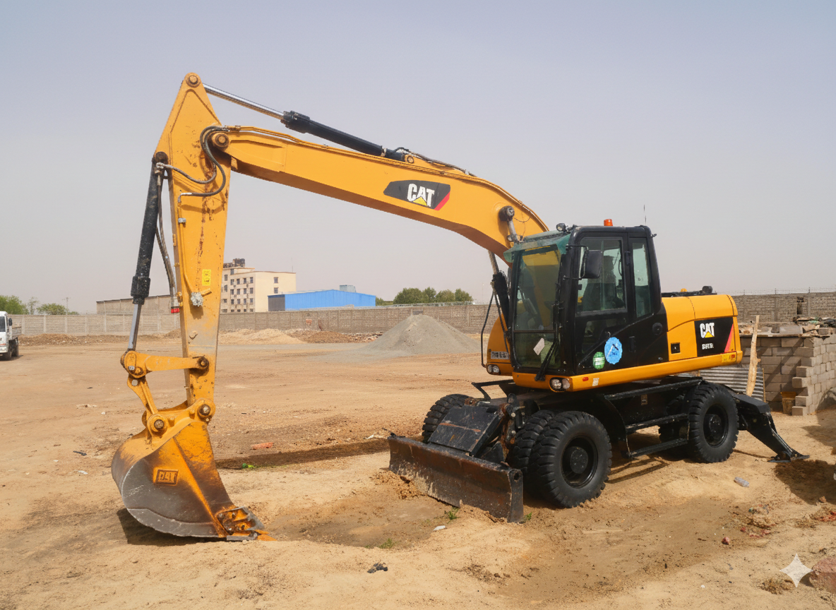 Pelle Hydraulique sur pneus Cat M317D2